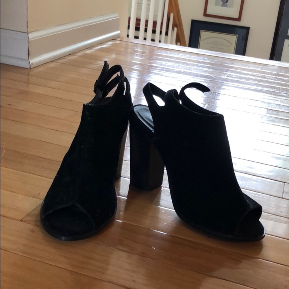 Open toe heels